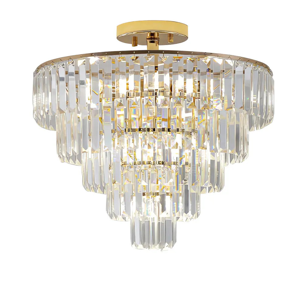 Runesay Chandeliers 10 -Light Gold Indoor Crystal Iron Chandelier | CRGD5187 | Lowe's