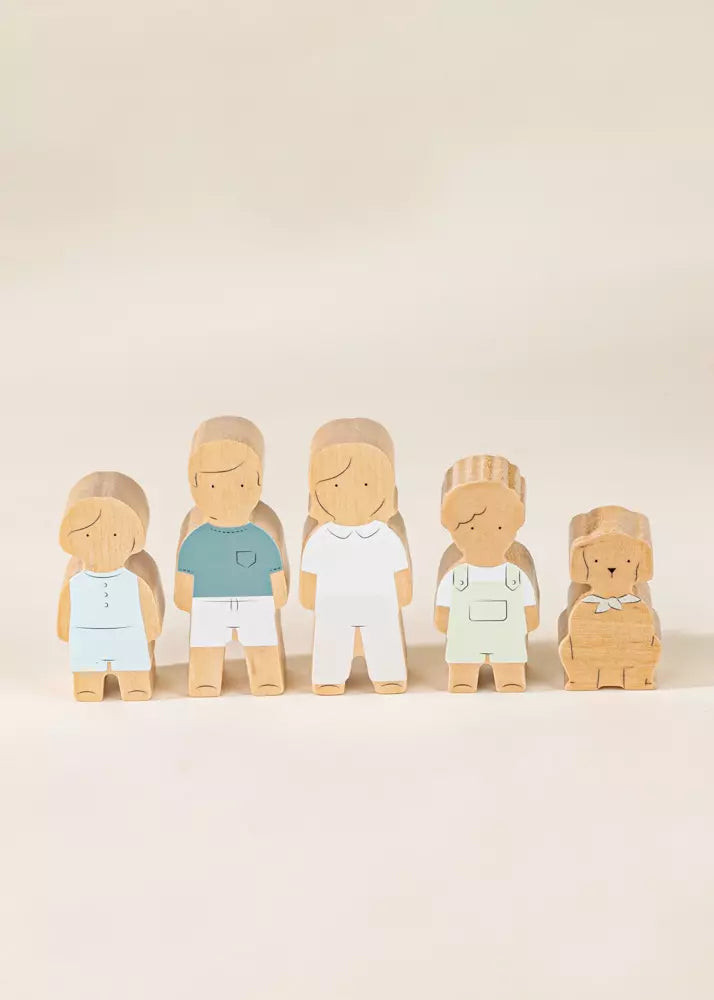 Wooden Dollhouse People | Coco Village