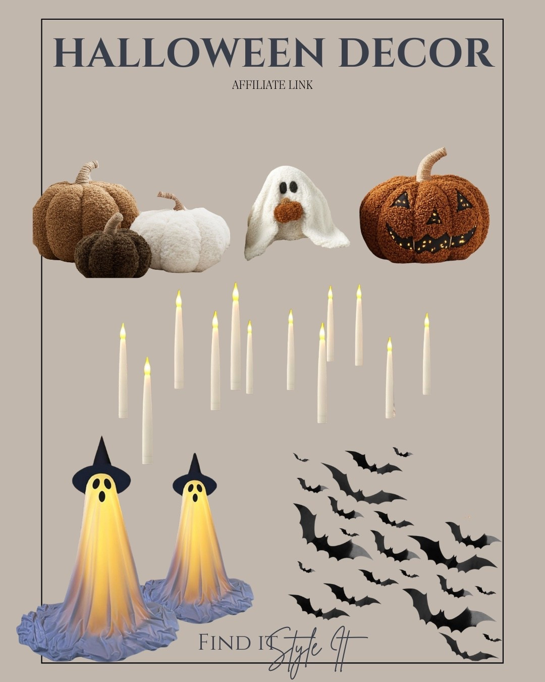 Plush pumpkin pillows, floating candles, flying bats and spooky outdoor ghosts to start your Halloween and fall home decorating. 

#LTKFindsUnder100
#LTKFindsUnder50
#LTKHome
#LTKStyleTip
#Itkxprimeday 
#Itkxprime
#halloween
#pumpkinpillows
#ltkseasonal

#LTKstyletip #LTKcanada #LTKcasa