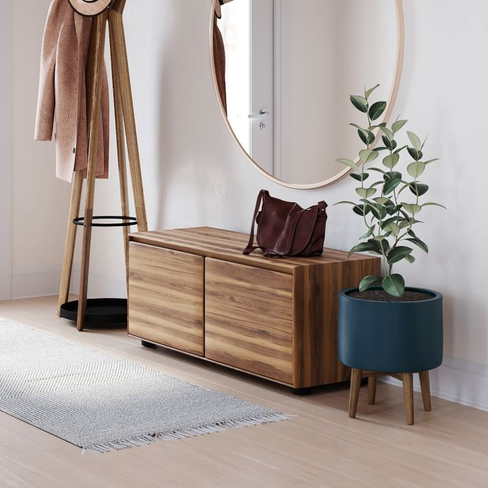 Anton Solid Wood Entryway Bench | West Elm (US)