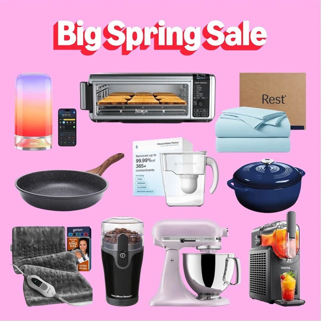 The Big Spring Sale on Amazon is here 🌿✨ the perfect time to refresh your home with must-have Home and Kitchen finds. From smart storage solutions to stylish kitchen essentials, these picks make it easy to keep your space clean, organized, and cozy.
Whether you’re decluttering, upgrading your kitchen, or adding simple decor touches, now is the best time to grab your favorites and give your home a fresh new feel. Don’t miss out on this seasonal refresh—save your top picks and start your home glow-up today 🌸🏡
#LTKHome #LTKSaleAlert #AmazonSpringSale #BigSpringSale #AmazonFinds #HomeEssentials #KitchenMustHaves #HomeInspo #AmazonHome #HomeDecor #OrganizedHome #CleanHome #SpringRefresh #HomeGoals #CozyHome #SimpleLiving #HomeUpgrade #Declutter #KitchenInspo #AestheticHome #TrendingFinds 

 