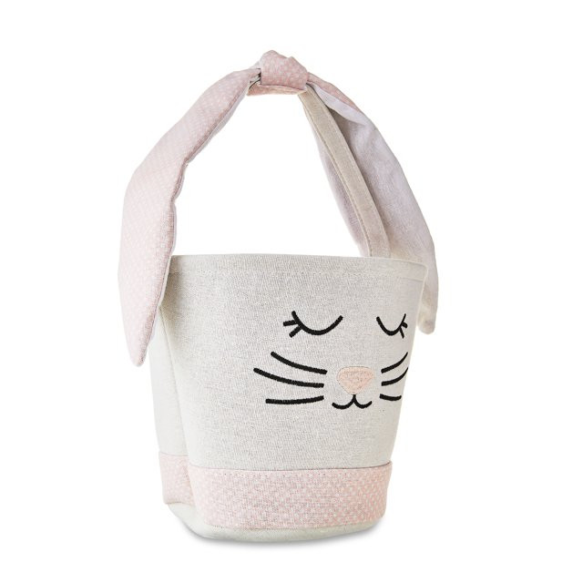 Easter Round Pink Bunny Basket, by Way To Celebrate | Walmart (US)