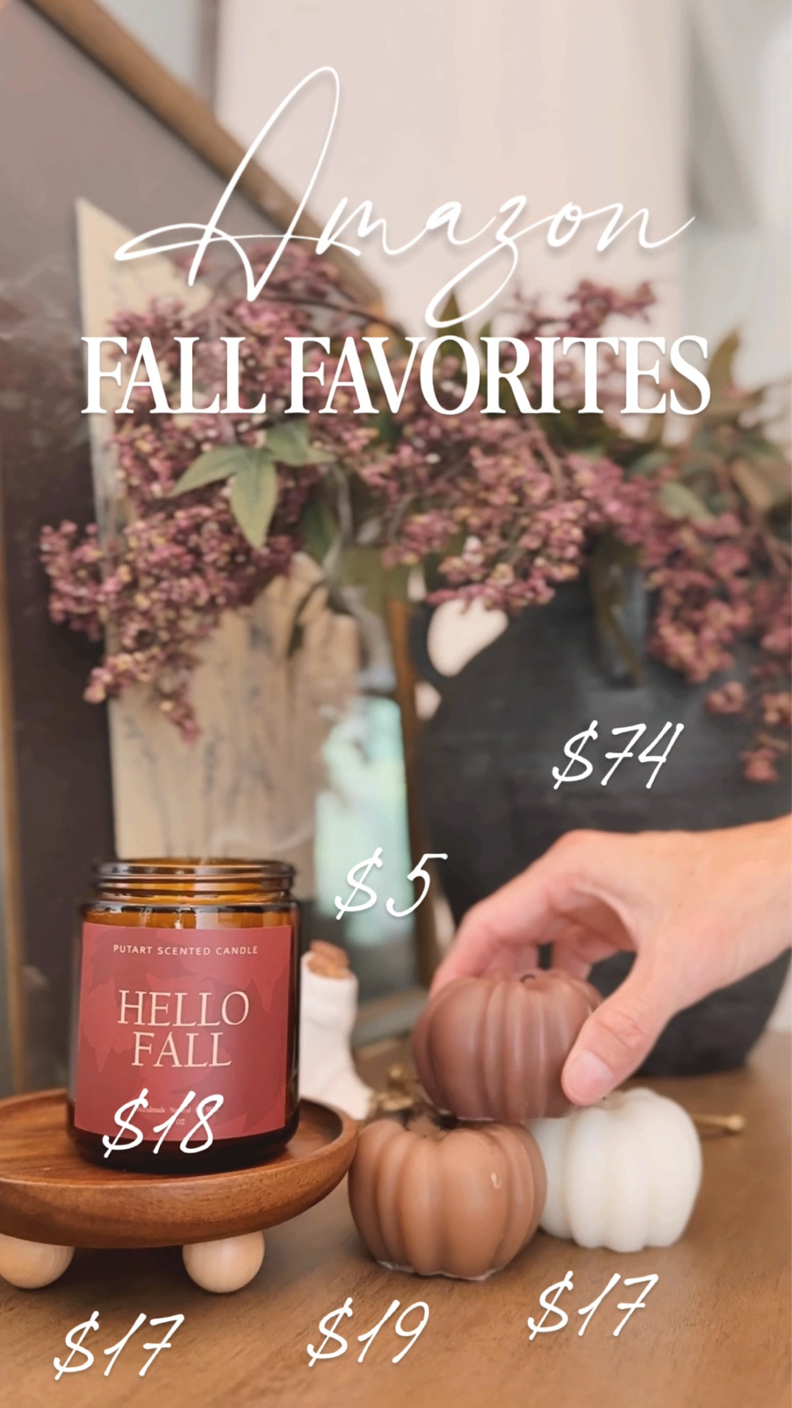 Amazon Fall favorites- so adorable and perfect fit styling any table or console
In your home 🍂 Grab these before they sell out on Amazon Prime 👏🏻

#LTKSaleAlert #LTKSeasonal #LTKHome