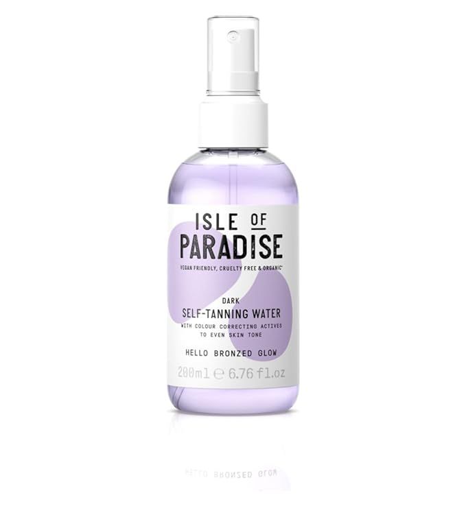 Isle of Paradise Self-Tanning Water Tanner Dark - Bronzed Glow Full Size | Amazon (US)