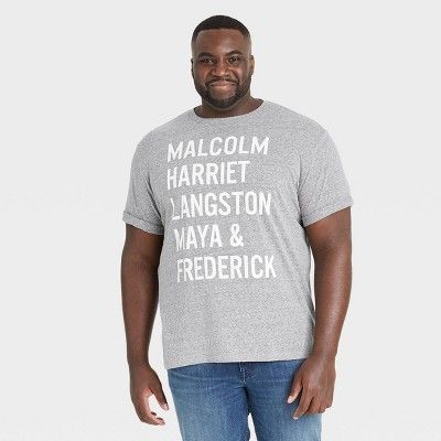 Black History Month Men's Names Short Sleeve T-Shirt | Target