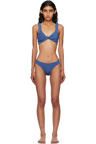 Blue Juno Bikini | SSENSE