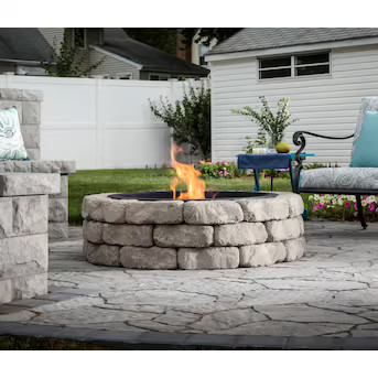 undefined Flagstone Firepit Kit Project at Lowes.com | Lowe's