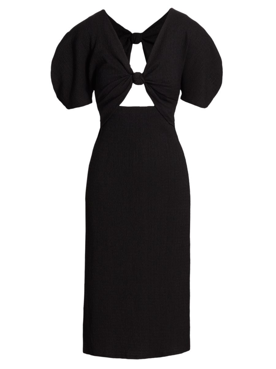 Normandie Twist-Front Dress | Saks Fifth Avenue