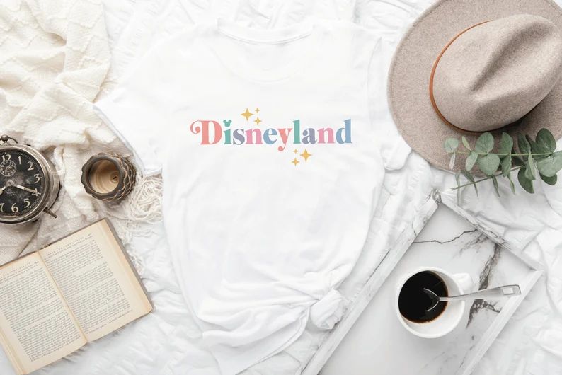 Disneyland Shirt, Disneyland T-Shirt, Disney World Shirt, Disney Shirt, Vintage Retro Shirt, Colo... | Etsy (US)