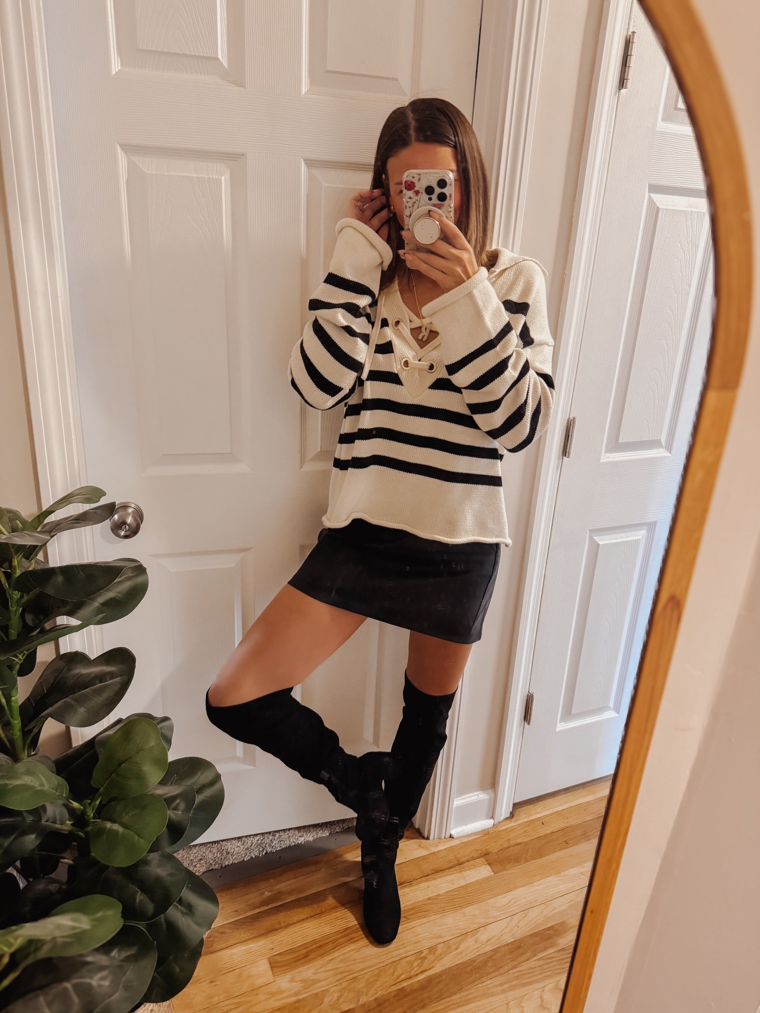 Sweater weather ✨ 

Fall outfit / skirt outfit / fall boots / date night 

#LTKShoeCrush #LTKFindsUnder50 #LTKStyleTip