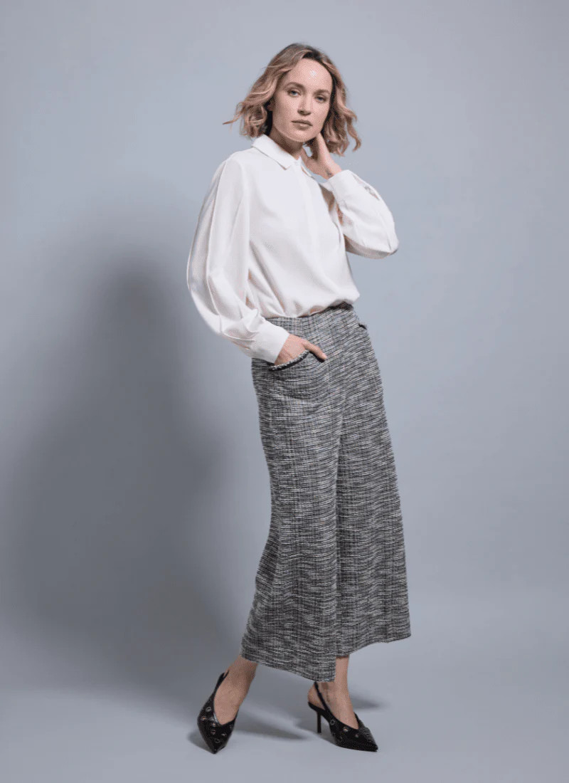 Ivette Pleated Balloon Sleeve Blouse | Lysse