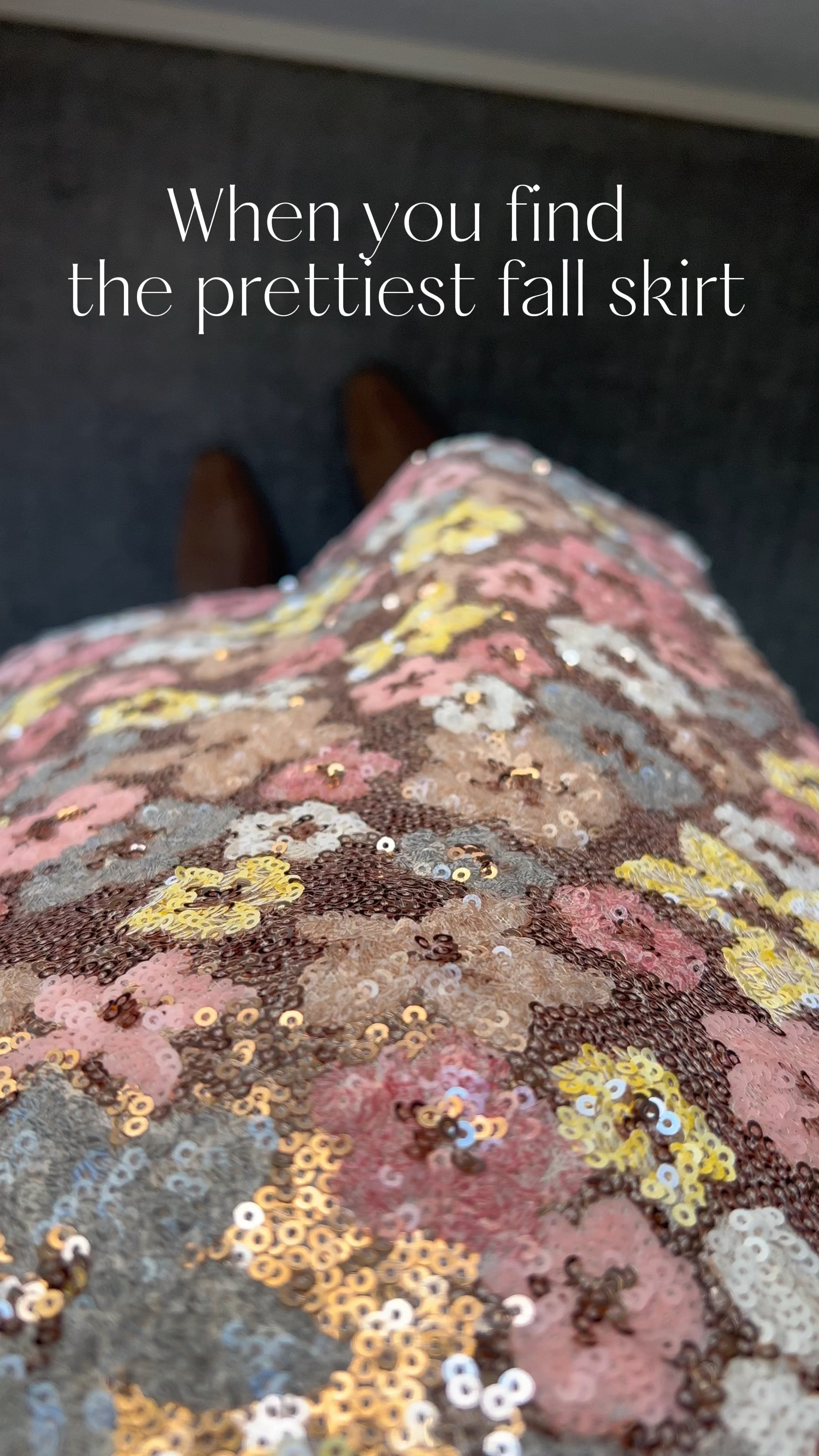 This sequin skirt is perfect for thanksgiving! Fits tts and 40% off! 
Sequin skirt. Thanksgiving outfit. Women’s skirts. Floral mini skirt. 

#LTKSaleAlert #LTKWatchNow #LTKFindsUnder100