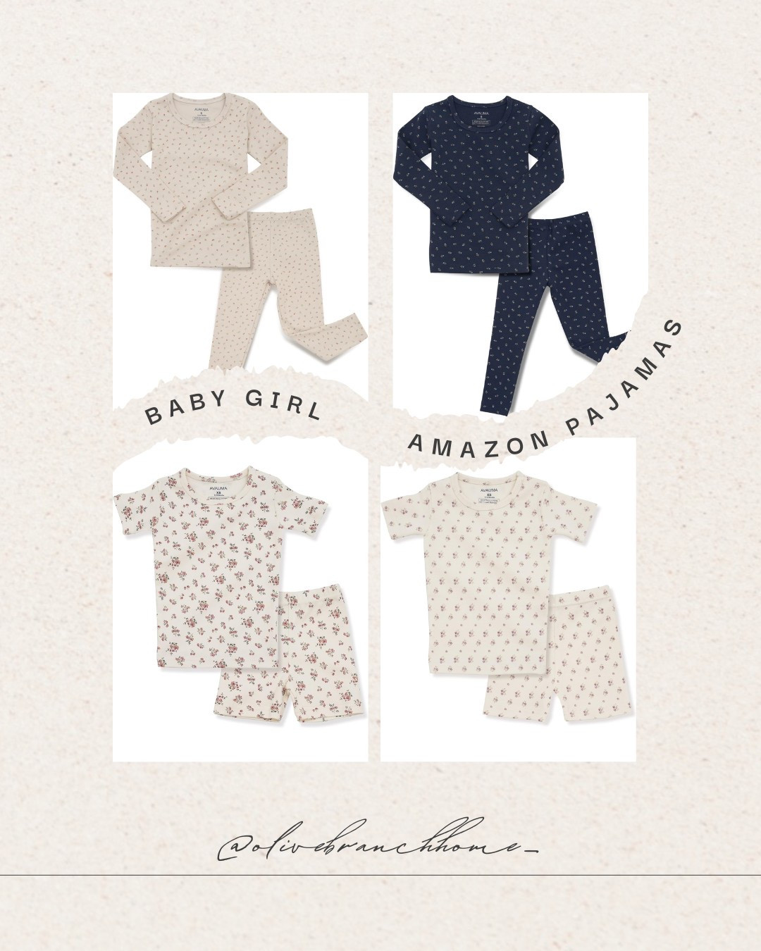 The sweetest baby girl pajamas🫶🏼 great quality and so precious! 

#LTKSeasonal #LTKFindsUnder50 #LTKKids