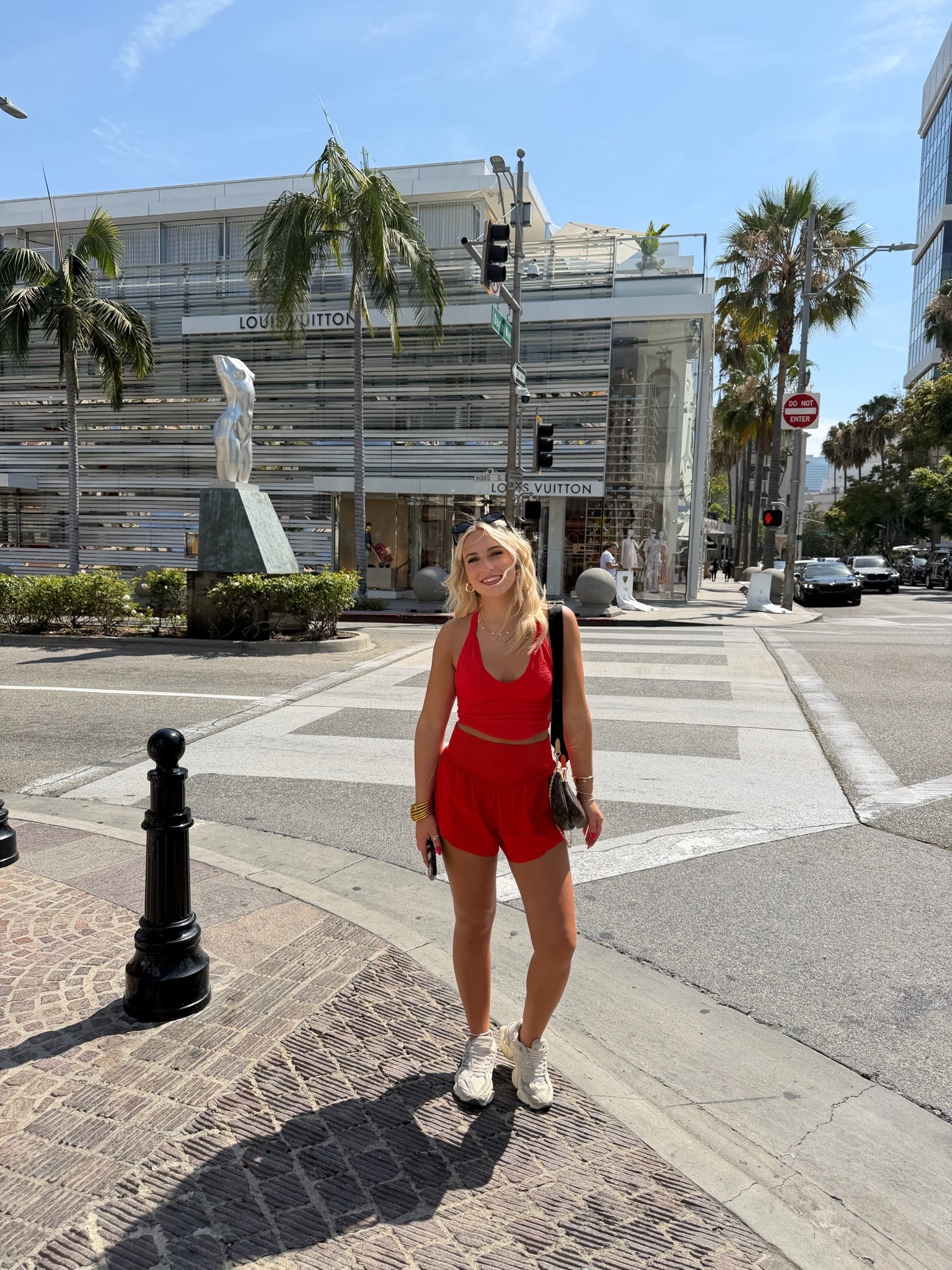 Went shopping yesterday in LA and Peyton wore her new free people pieces and I absolutely love this red!! 

She is 5’2” 125 pounds wearing size extra small in the top and small short shorts ￼

#LTKdayinmylife #LTKgrwm #LTKootd