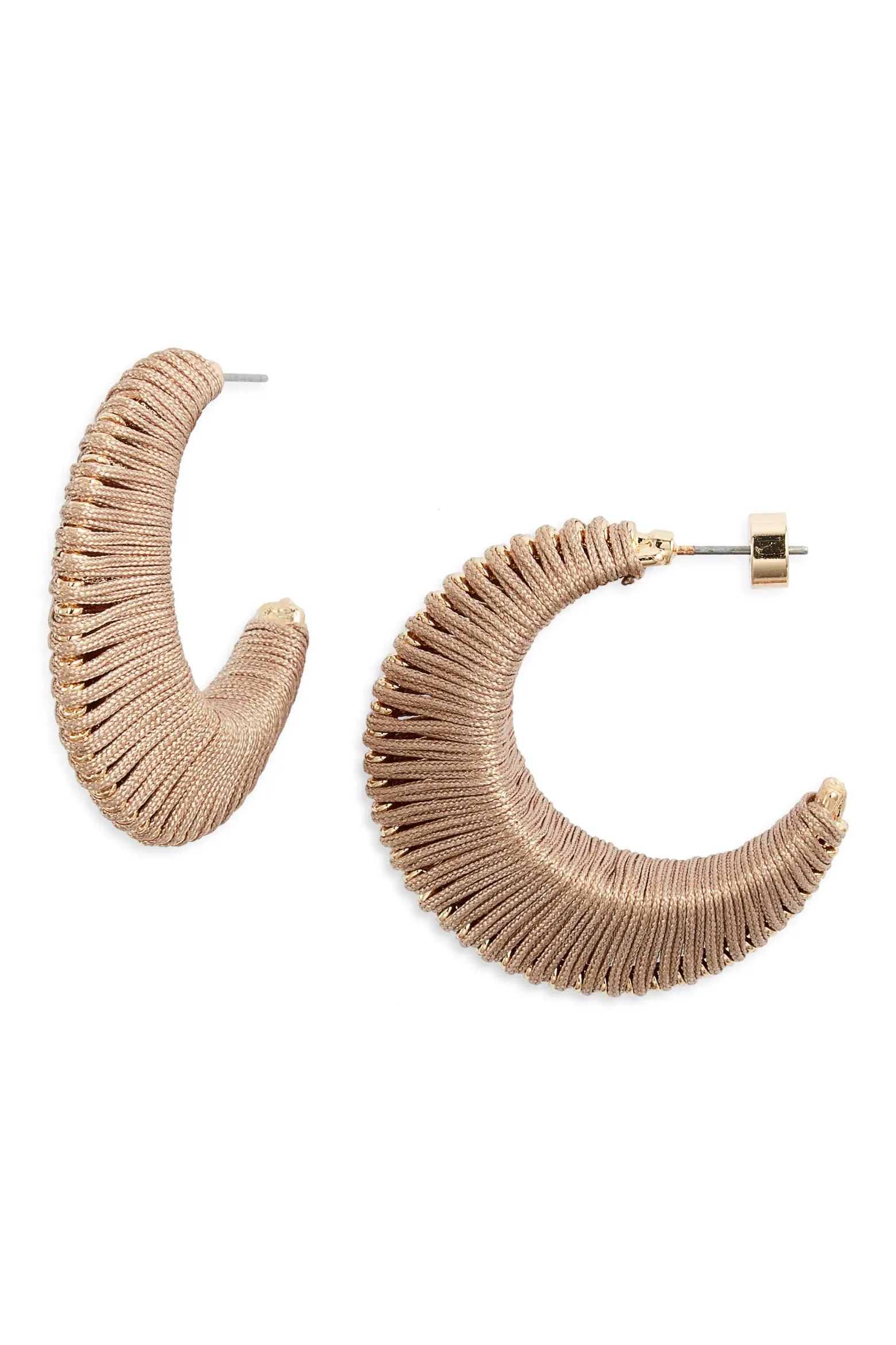 Wrapped Half Hoop Earrings (Women) | Nordstromrack | Nordstrom Rack