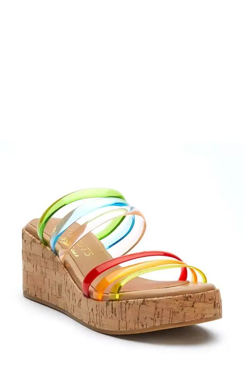 Coconuts by Matisse Mecca Platform Sandal in Rainbow at Nordstrom, Size 7 | Nordstrom