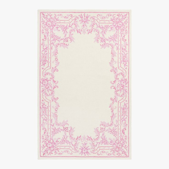 LoveShackFancy Ornate Border Rug | Pottery Barn Teen