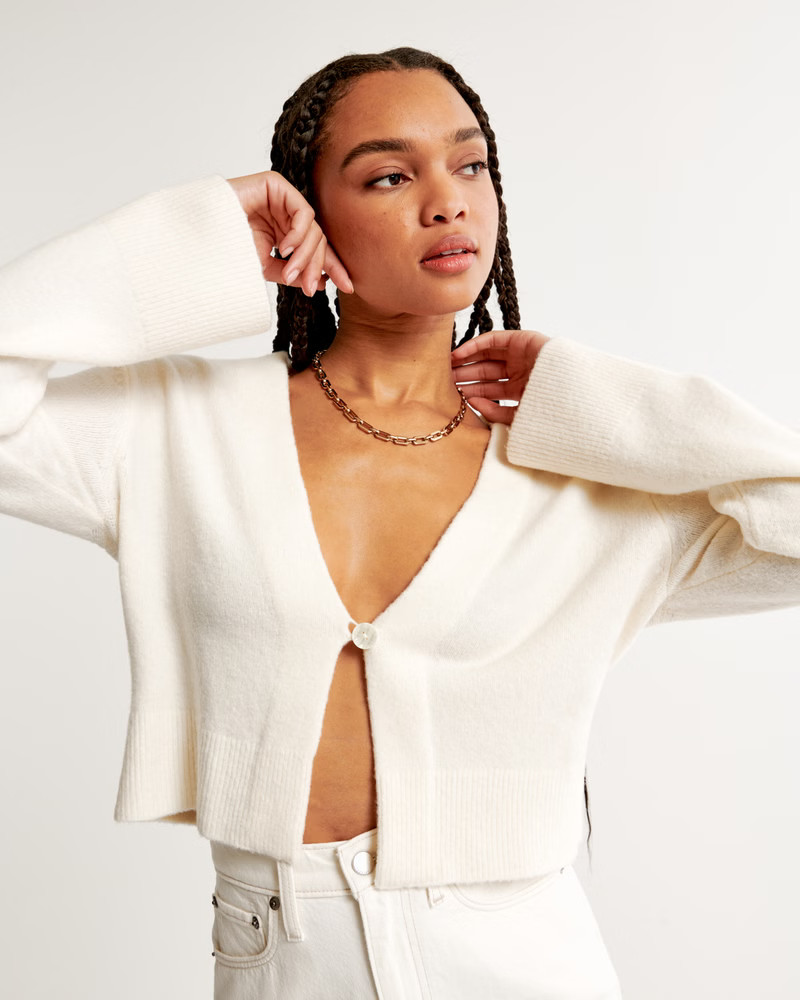 One-Button Cardigan | Abercrombie & Fitch (US)