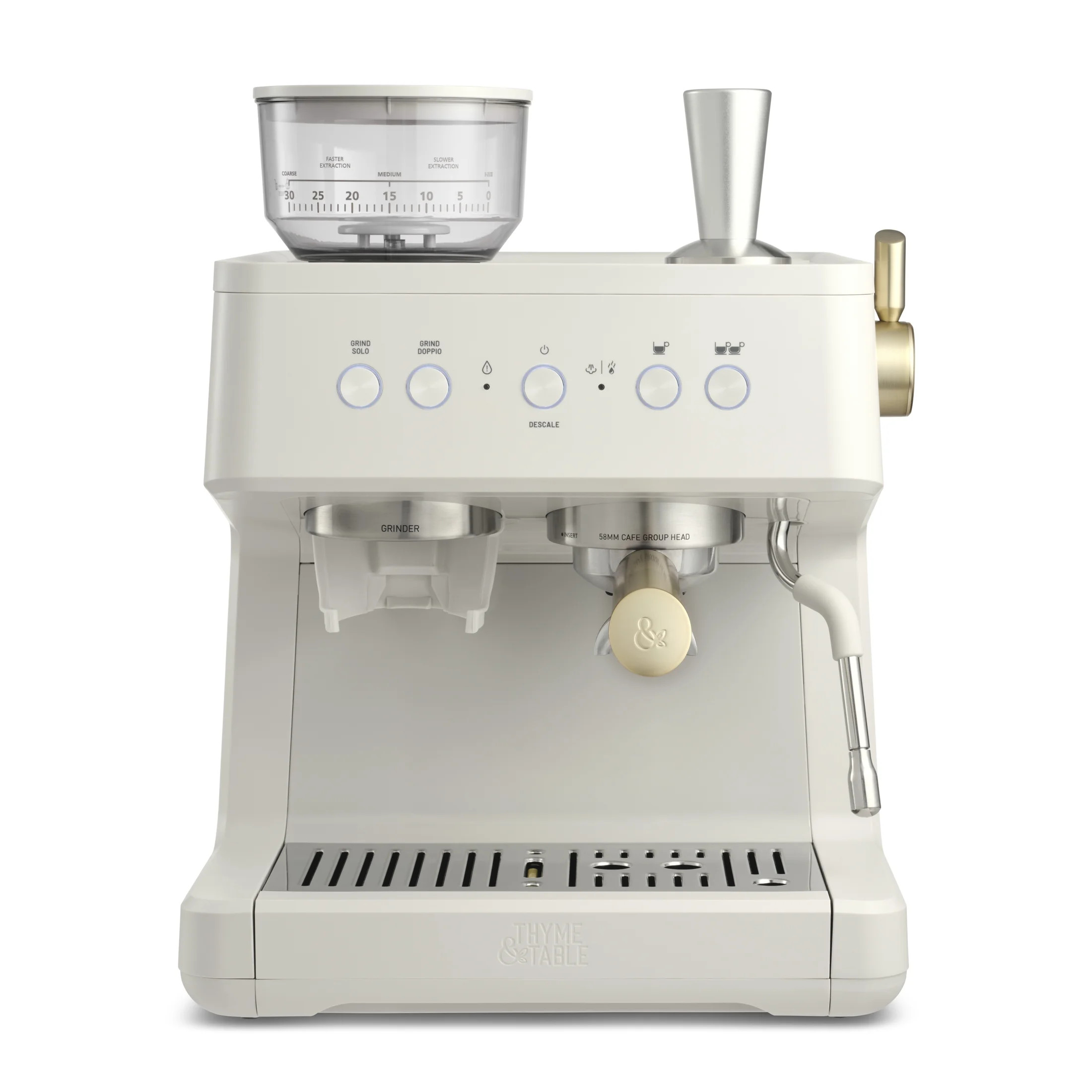 Thyme & Table Barista Grade Espresso Machine, Sand White | Walmart (US)