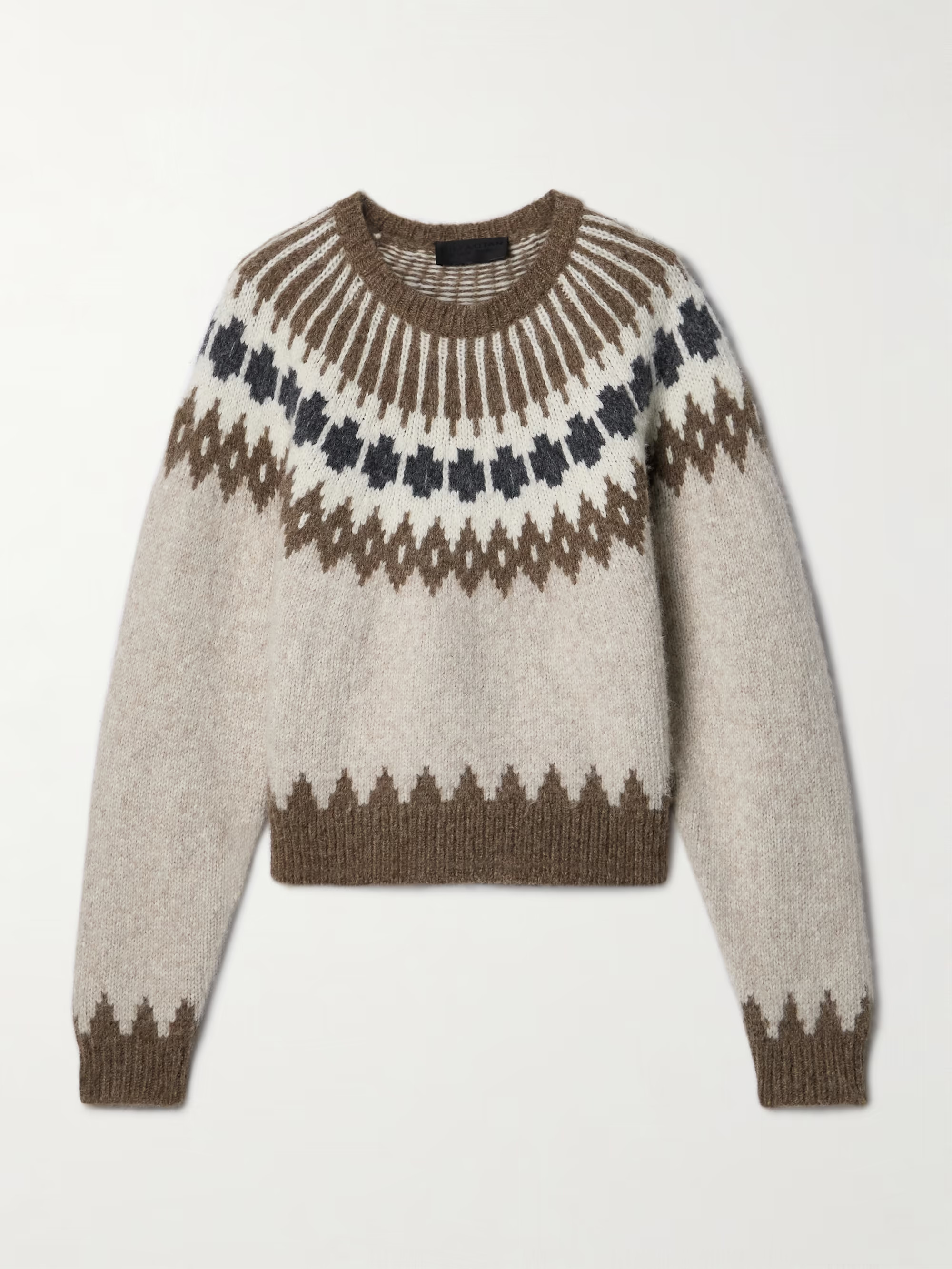 Alena Fair Isle alpaca-blend sweater | NET-A-PORTER (US)