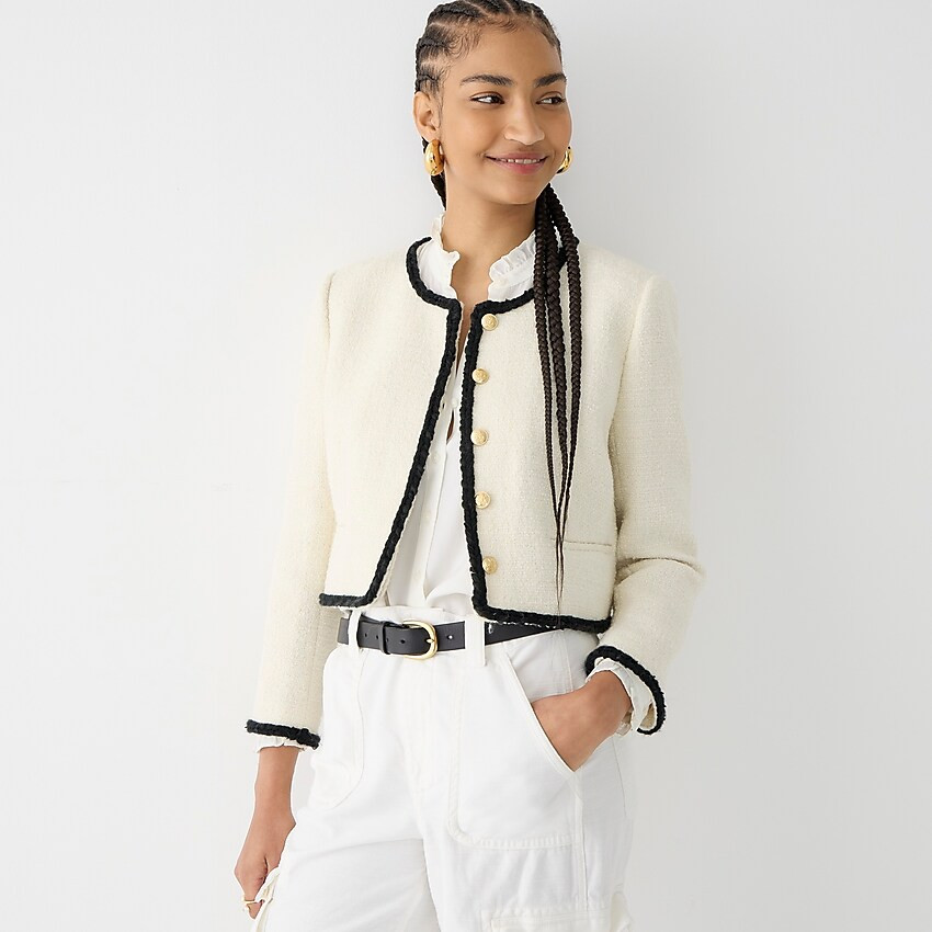 Louisa lady jacket in maritime tweed | J. Crew US