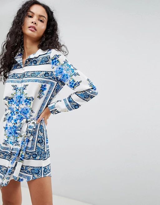 Parisian Printed Shirt Dress | ASOS US