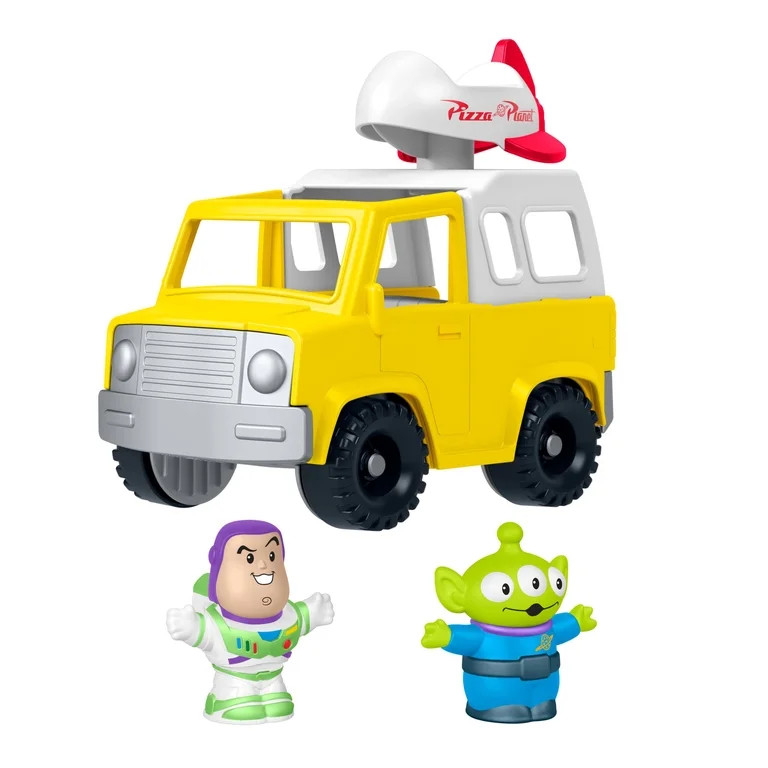 Fisher-Price Little People Disney & Pixar Toy Story Pizza Planet Truck & Buzz Lightyear Toy | Walmart (US)