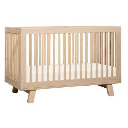 Babyletto Hudson 3-in-1 Convertible Crib with Toddler Rail, Washed Natural | Walmart (US)