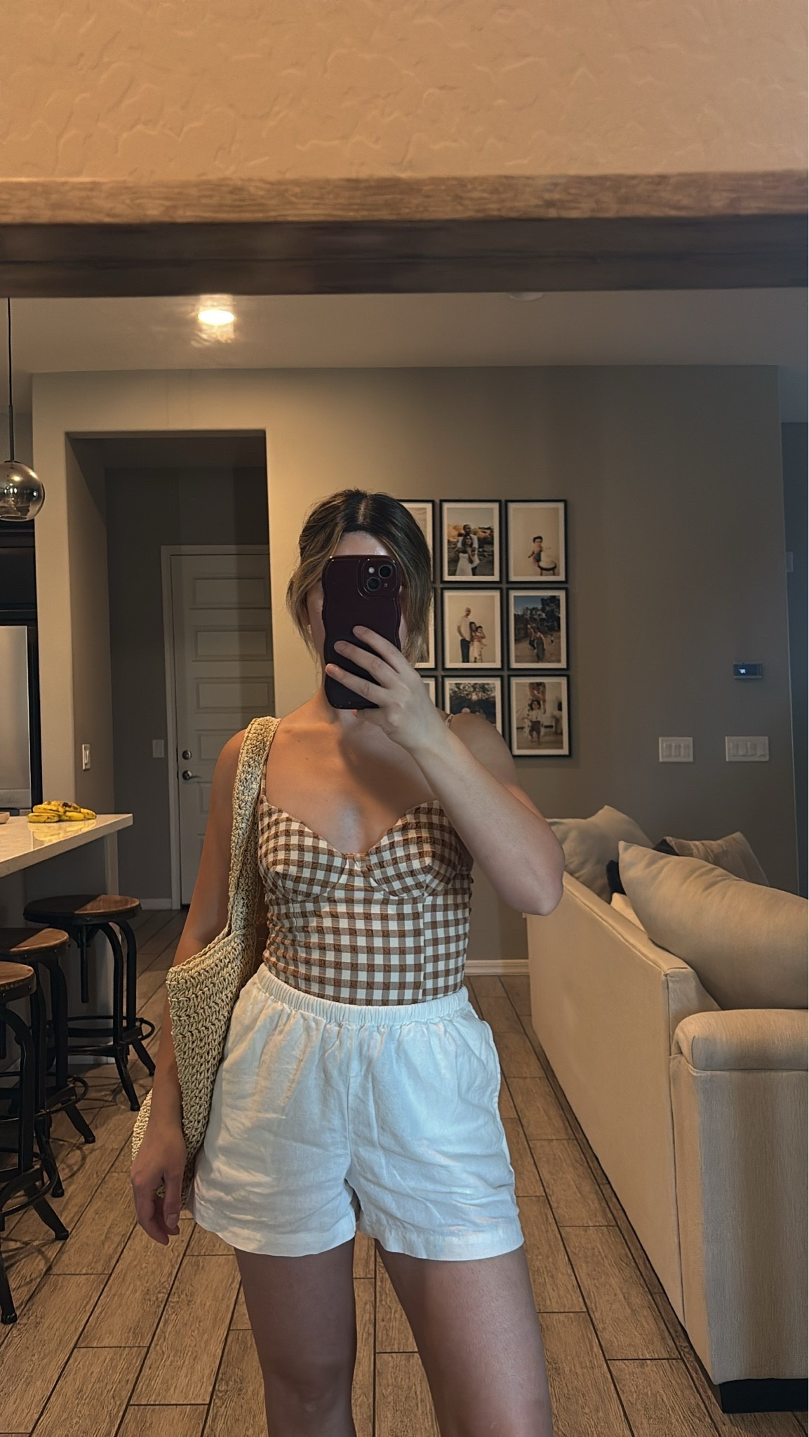 Rylee & cru swim (oldie) similar find, shorts gap, bag Amazon $20  

#summeroutfits #swimsuit #momstyle #linenshorts #gapstyle #ryleeandcru #ginghamswimsuit #amazonbag #amazonfinds #poolday #pooloutfits

#LTKSaleAlert #LTKSwim #LTKootd
