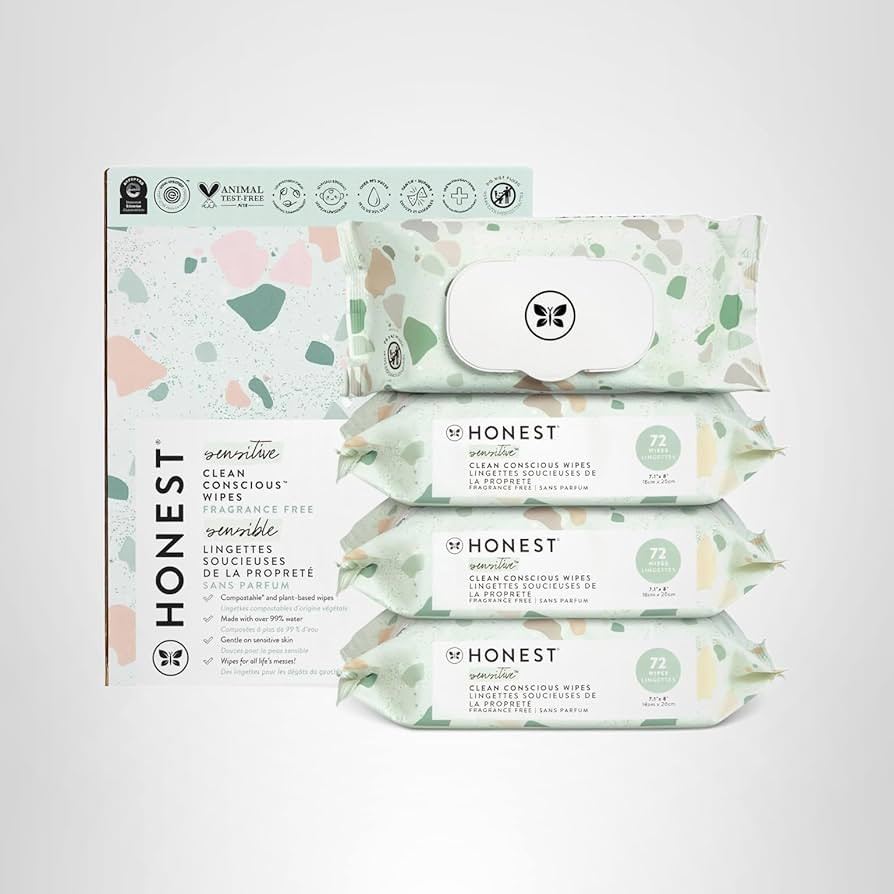 The Honest Company Clean Conscious Multi-Use Wipes, Unscented Hypoallergenic Baby Wipes for Sensi... | Amazon (US)
