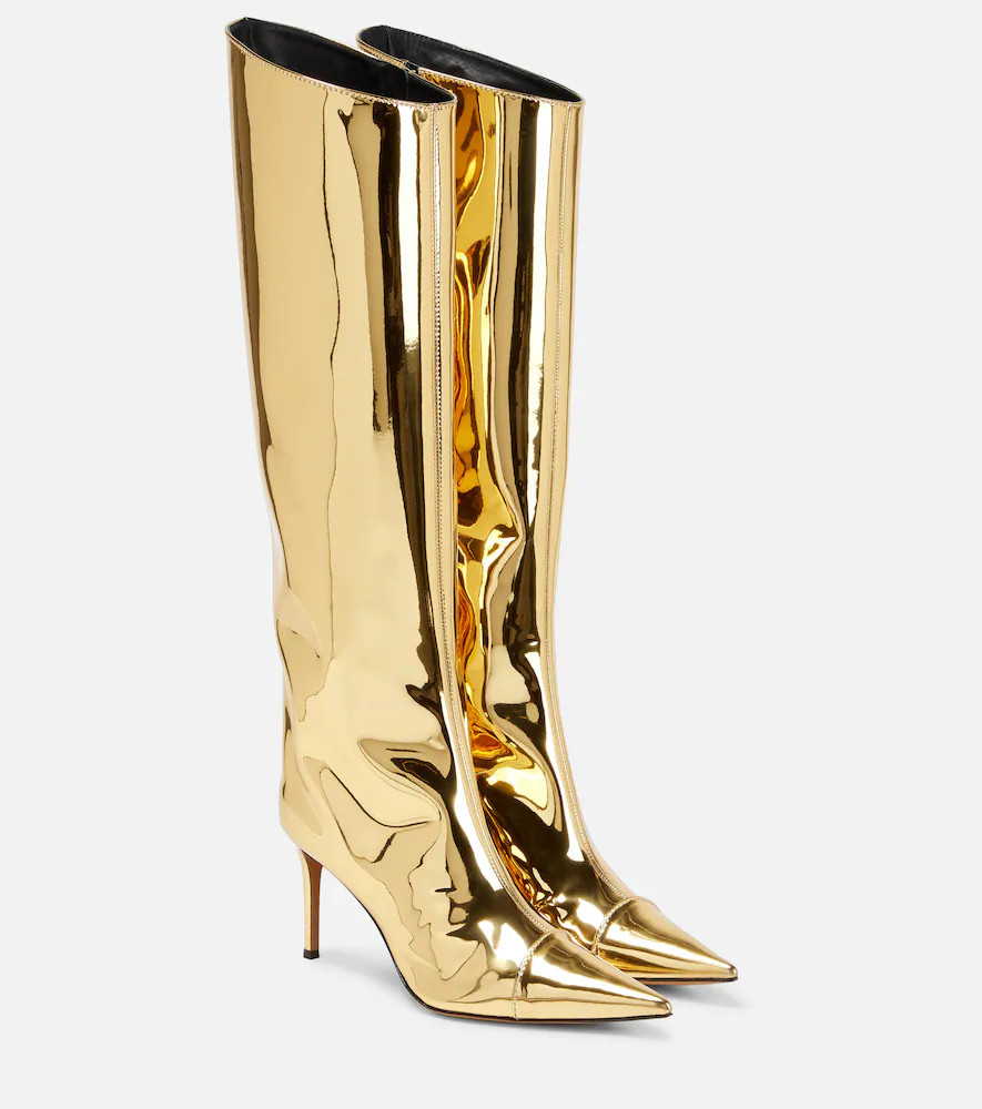 Alexandre Vauthier Alex 85 metallic knee-high boots | Mytheresa (US/CA)