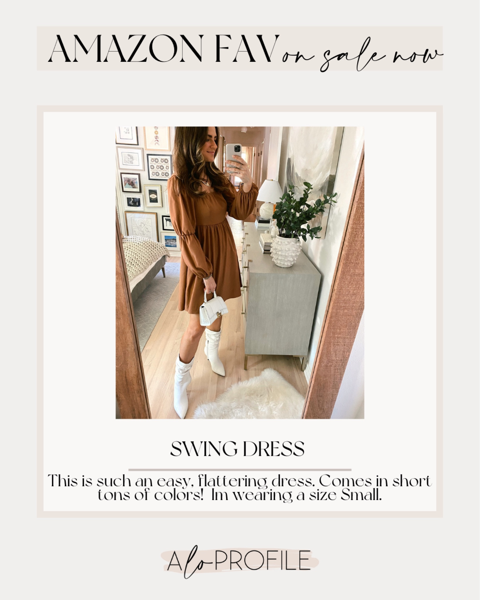 This cute dress is currently on sale for $35! Such a good dress come spring. I wear a size S. 

#LTKsalealert