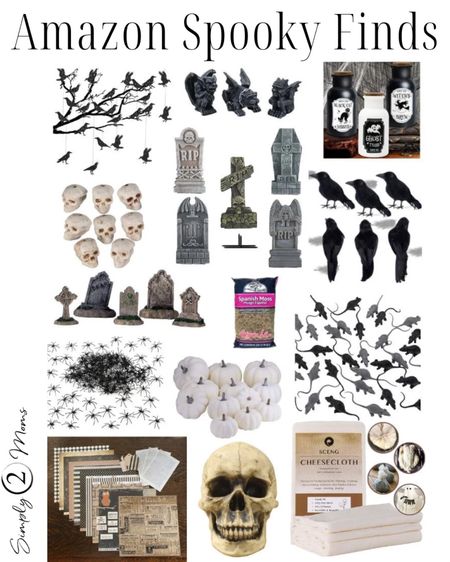 Decorate your home for Halloween with these affordable and spooky Halloween finds from Amazon! Check out our blog for how to style these items in unique ways. 

#LTKunder50 #LTKhome #LTKSeasonal