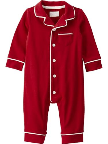little planet by carter's Neutral Coat Pajamas made with Organic Cotton, Perfect Red, 3M | Amazon (US)