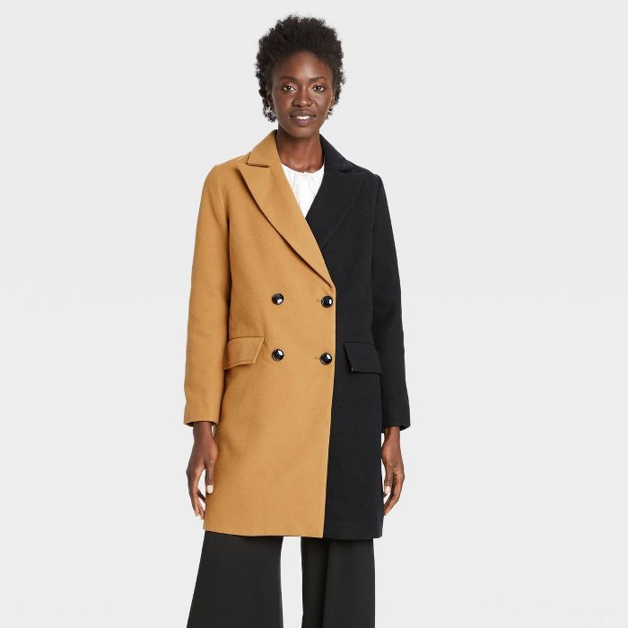 Women's Overcoat - Who What Wear™ Black | Target