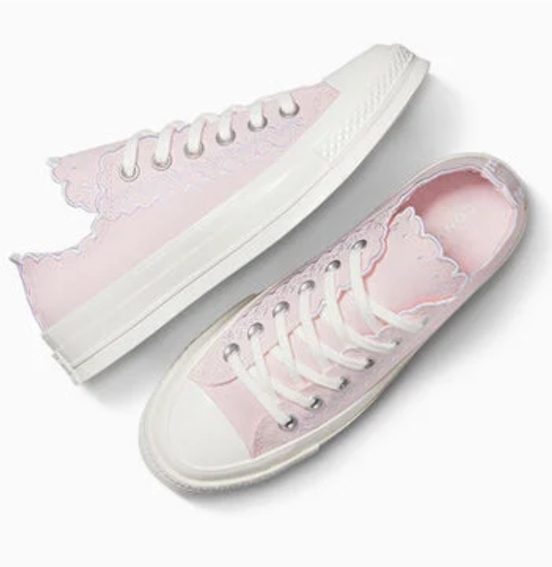 Floral embroidered coquette pink Converse 🎀🎀

#LTKShoeCrush #LTKSaleAlert #LTKFindsUnder100