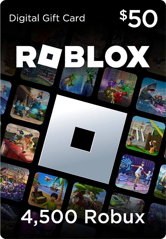 Roblox Digital Gift Code for 4,500 Robux [Redeem Worldwide - Includes Exclusive Virtual Item] [On... | Amazon (US)