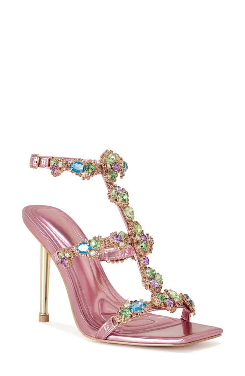 AZALEA WANG Khai Ankle Strap Sandal in Pink at Nordstrom, Size 8 | Nordstrom