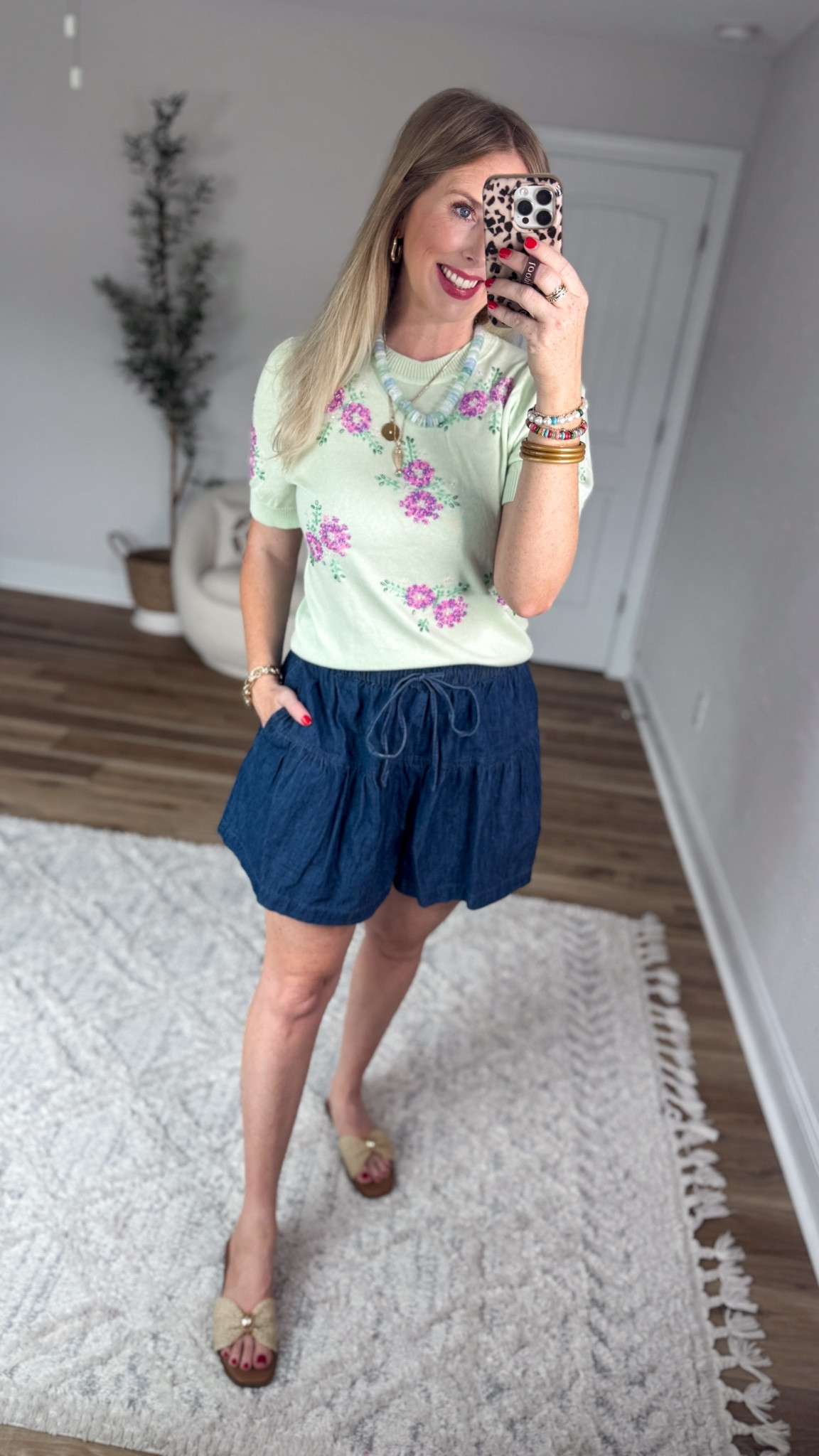 Weekend Walmart Wins Try-On
Floral beaded short sleeve sweater- small
Denim
Shorts- small

#LTKootd #LTKgrwm #LTKmomlife