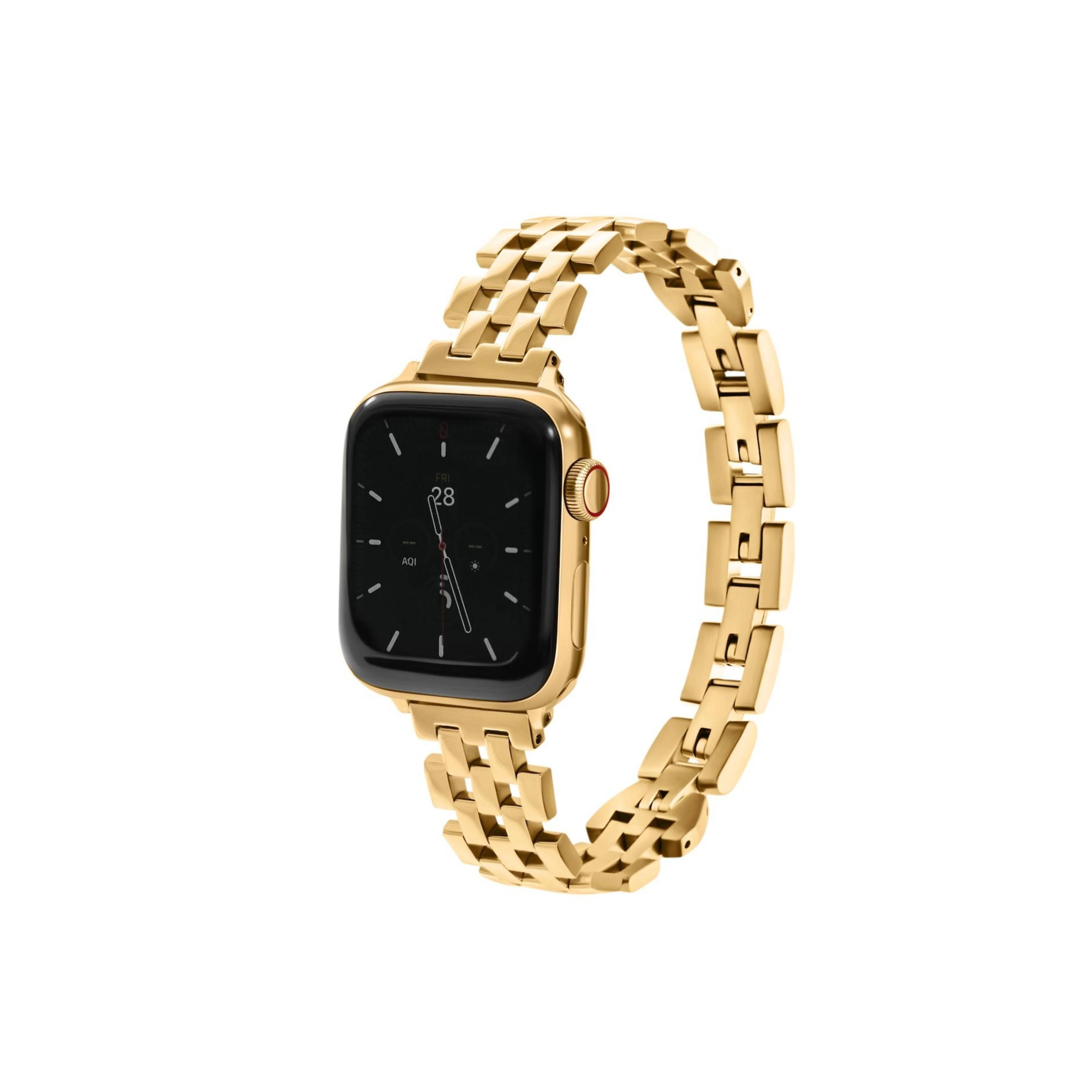 Basketweave Stainless Steel Band for the Apple Watch | Goldenerre