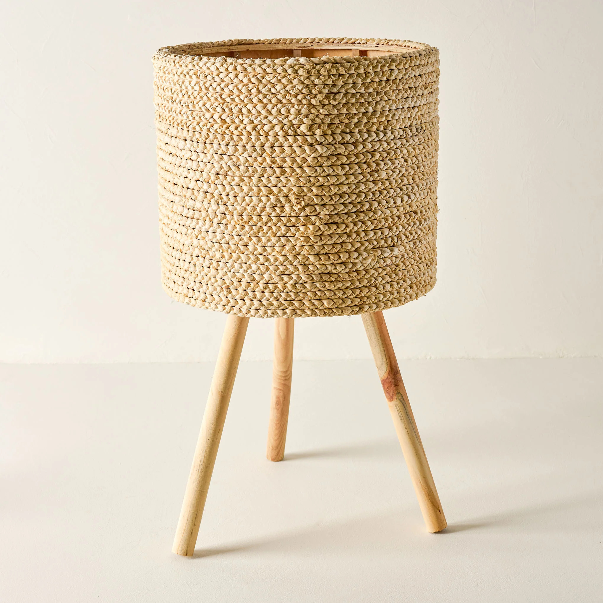 Bleached Woven Plant Stands | Magnolia