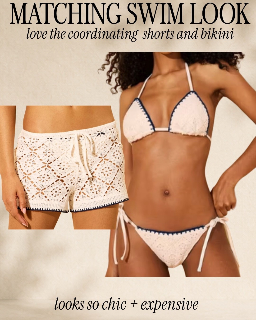 Super cute matching bikini set and shorts set for summer vacation

#LTKSwim #LTKPetite