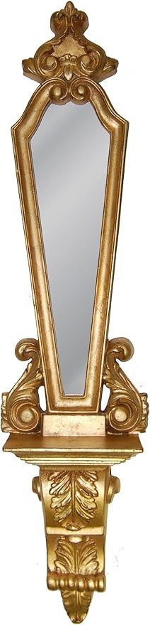 Hickory Manor House HM9720GL Shelf Mirror/Gold Leaf | Amazon (US)