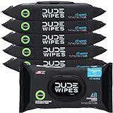 DUDE Wipes Flushable Wipes Dispenser, Unscented Wet Wipes with Vitamin-E & Aloe for at-Home Use, Sep | Amazon (US)