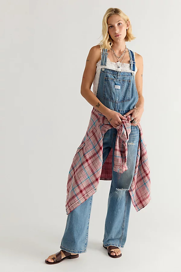 Levi's Full-Length Baggy Overalls | Free People (Global - UK&FR Excluded)