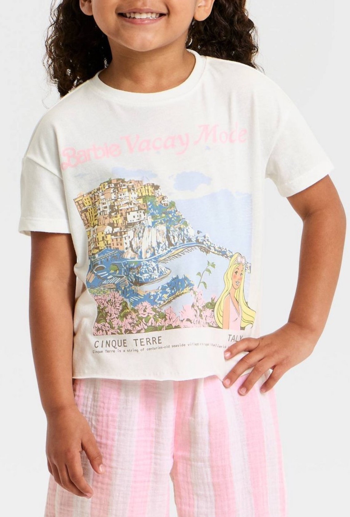 Barbie Vacation 🩷 outfit 
#Italy #target #batbie  #travel

#LTKKids #LTKTravel #LTKmomlife
