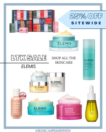 LTK SALE 9/18-20! ELEMIS Discount 25% OFF SITWIDE! Shop skincare  Favorites & Best Sellers… 25% OFF SITEWIDE! #LTKSale #LTKbeauty

#LTKbeauty #LTKsalealert #LTKSale