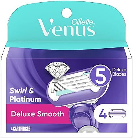 Gillette Venus Extra Smooth Swirl Women's Razor Blade Refills - 4 Count | Amazon (US)