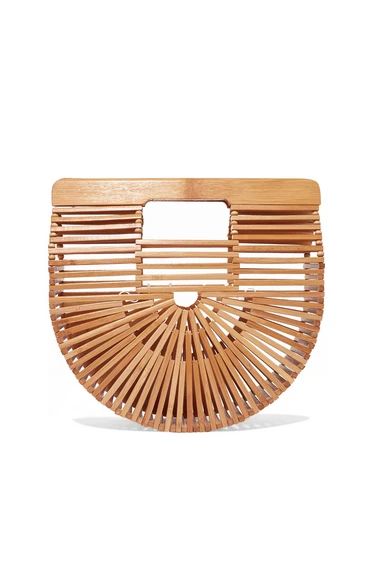 Cult Gaia - Ark Mini Bamboo Clutch - Sand | NET-A-PORTER (US)