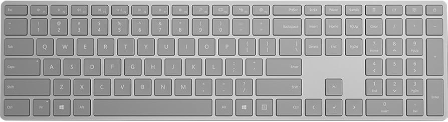 Microsoft Wireless Surface Keyboard, WS2-00025, Silver | Amazon (US)